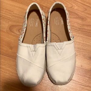 TOMS Girls Shoes Size 1